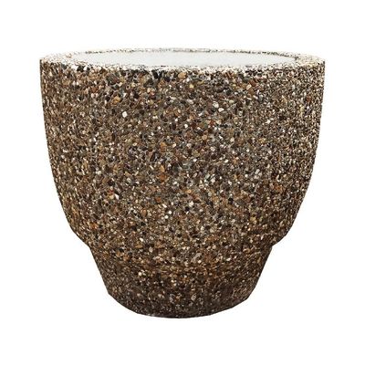 Ghiveci flori stradal Lapis conic, Gri