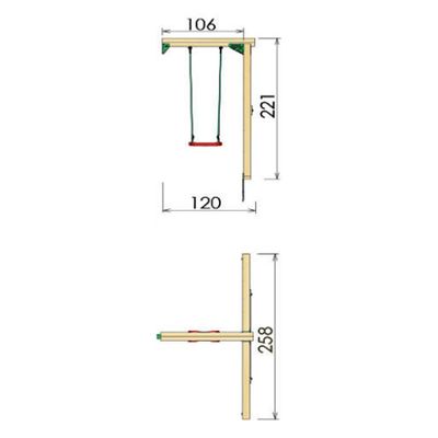 Extensie Jungle Gym – Modul 1 Swing Extra