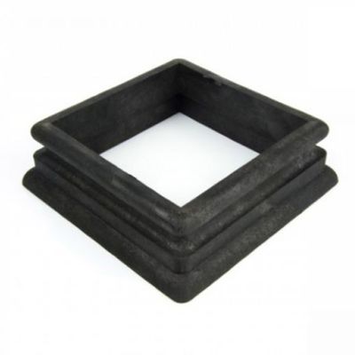 Guler stâlp WPC Kario 12 x 12 x 5 cm Lucios Maro închis