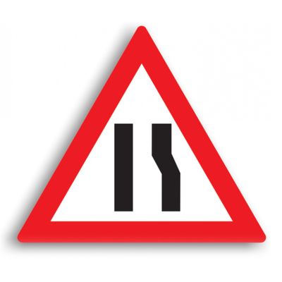 Indicator de avertizare - Drum îngustat 70 cm