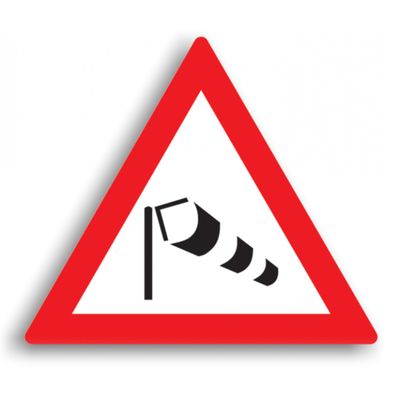 Indicator de avertizare - Vânt lateral 90 cm
