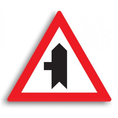 Indicator de avertizare - Intersecție cu drum fără prioritate 90 cm