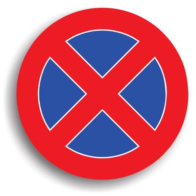 Indicator de reglementare - Oprire interzisă 80 cm