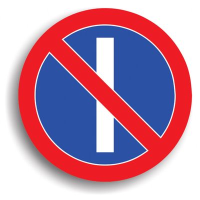 Indicator de reglementare - Staționare alternată 80 cm
