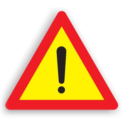 Indicator de semnalizare a lucrărilor - Alte pericole 90 cm