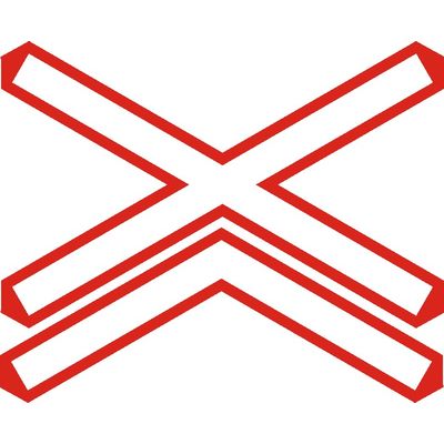 Indicator „Crucea Sfântului Andrei” dublu