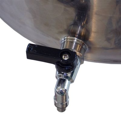 Cisternă inox Asconi 100 L - model A, depozitare / fermentare + Cadou Accesorii