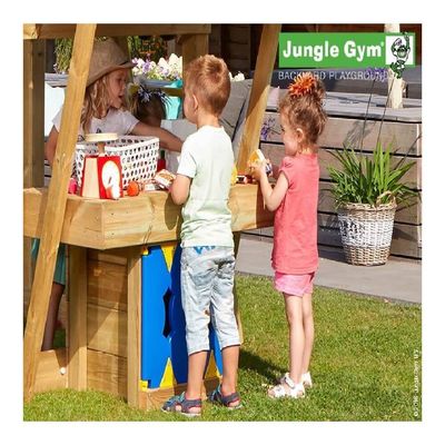 Loc de joacă Jungle Gym - Turn Mansion + Modul Minipicnic + Minimarket