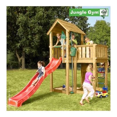 Loc de joacă Jungle Gym - Turn Mansion + Modul Minipicnic + Minimarket
