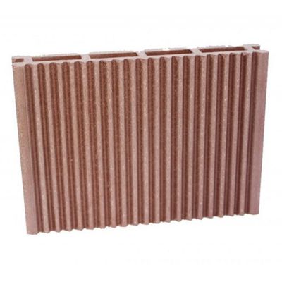 Pardoseală exterioară WPC pentru uz casnic 14 x 2,1 x 240 cm, Periat o față, Maro roșcat