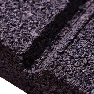 Pavele cauciuc plane Colonial 50x50x3 cm negru