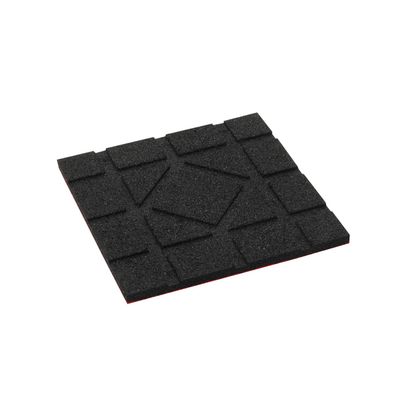 Pavele / Dale cauciuc Imperial 40x40x2 cm Negru