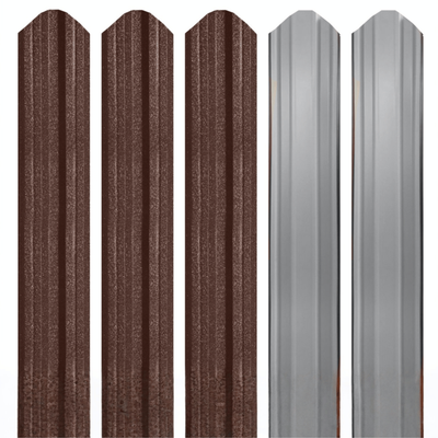 Șipcă metalică Levi 0,55 mm 9,2 cm Maro mat structurat (RAL 8017) 1 m