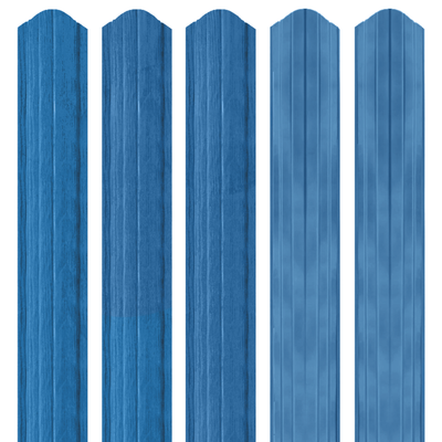 Șipcă metalică 2,5D Ronin 0,45 mm x 10 cm Gentian blue (RAL 5010) vopsită pe ambele părți 1.2 m