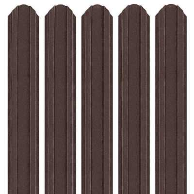 Șipcă metalică 2D Ronin 0,5 mm x 9 cm Maro mat (RAL 8017) vopsită pe ambele părți 1.7 m