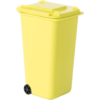 Pubelă gunoi tip europubelă HDPE 120 litri, Galbenă