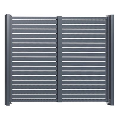 Porți culisante din aluminiu Amara 4x2 m gri antracit