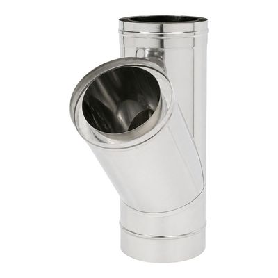 Racord Y 45° de îmbinare coș fum Izonox 150 mm