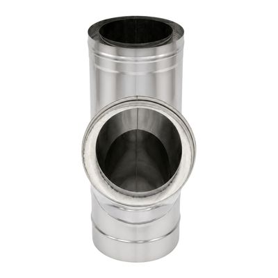 Racord Y 45&deg; de &icirc;mbinare coș fum Izonox 200 mm
