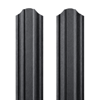 Șipcă metalică Levi 0,45 mm x 9,2 cm Gri antracit mat (RAL 7016) 1 m