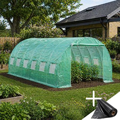 Solar de grădină Rodis 3x6 m, 186 g/mp + Cadou Folie mulcire