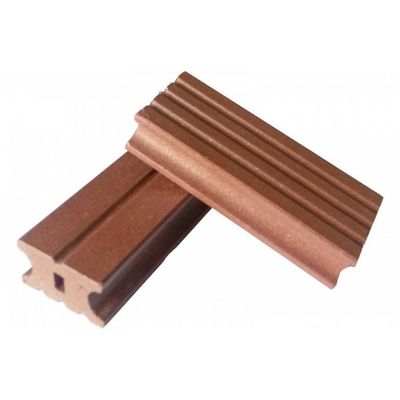 Șină suport duşumea WPC maro roșcat 6 x 4 x 200 cm