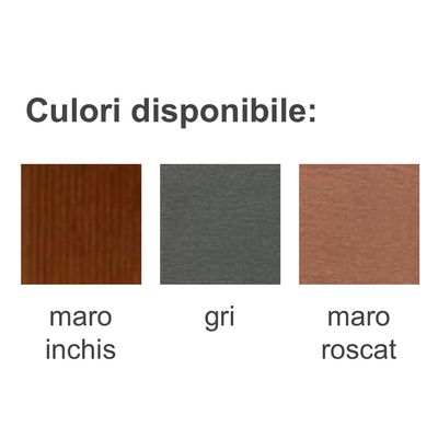 Șipcă gard WPC Benet 9 x 2,1 x 200 Lucios / Neperiat, Maro închis