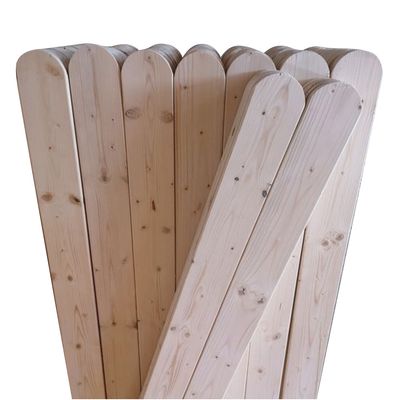 Șipcă lemn nevopsită cu v&acirc;rf semirotund 2 m 2 x 11 cm