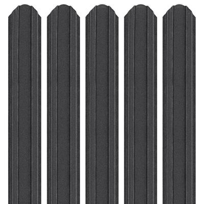 Șipcă metalică 2D Ronin, 0,5 mm x 9 cm Gri mat (RAL 7024) 1.7 m