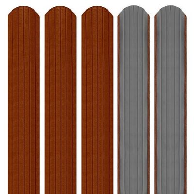 Șipcă metalică 3D Ronin 0,45 mm x 11,5 cm Cărămiziu mat (RAL 8004) 1.8 m