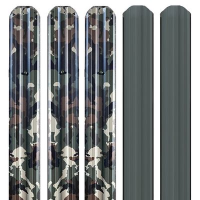 Șipcă metalică gard Lucius 0,4 mm x 11,5 cm Camuflaj + CADOU Șuruburi 1.7 m