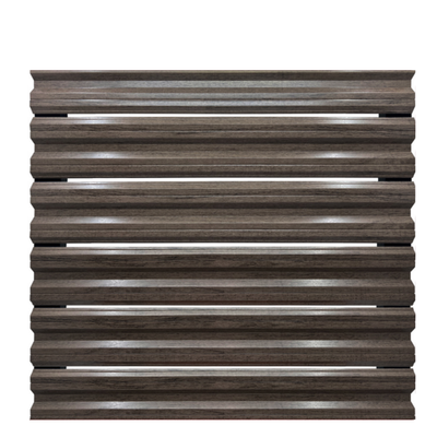 Șipcă metalică orizontală gard Lucius 0,5 mm x 11,5 cm, față-spate Mesteacăn multi-gloss 1.3 m