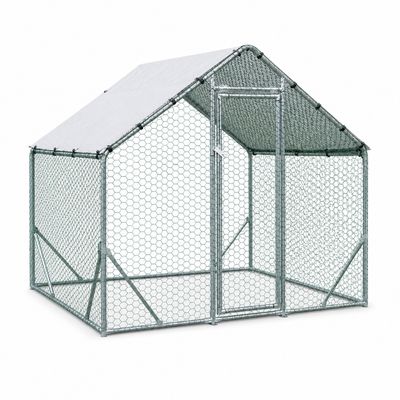 Țarc găini Rico 2x2 m din oțel și plasă rabitz, 31 kg, 6-8 găini