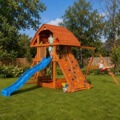 Complex de joacă copii cu leagăn, Fungoo Giant