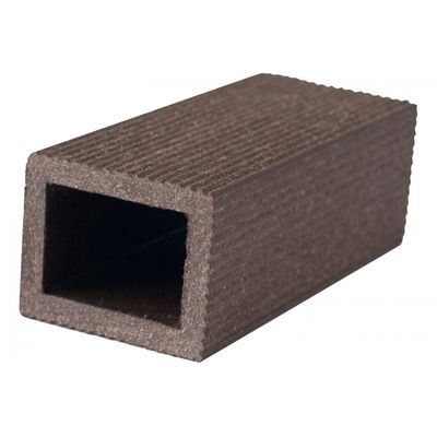 Stâlp gard WPC Trix 5 x 4 x 200 cm Lucios / Neperiat Maro închis