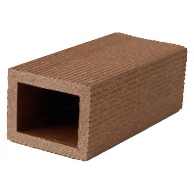 Stâlp gard WPC Trix 3,5 x 3,5 x 200 cm Lucios / Neperiat Maro roșcat PG3517V8090