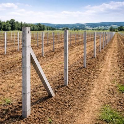 Stâlpi beton 8,5x8 cm Precomprimați, 4 toroane 4.5 m