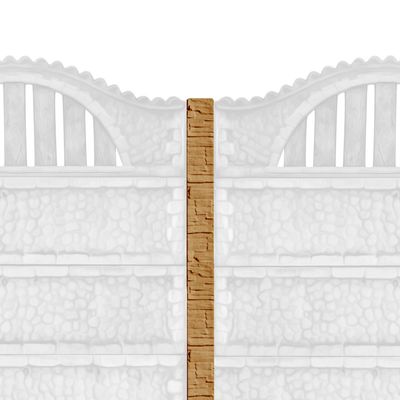Stâlpi gard beton cu model piatră 14 x 13 x 220 cm