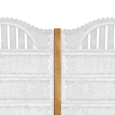 Stâlpi gard beton simpli 13 x 13 x 220 cm