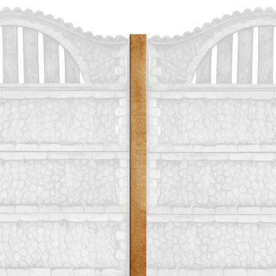 Stâlpi gard beton simpli 13 x 13 x 270 cm