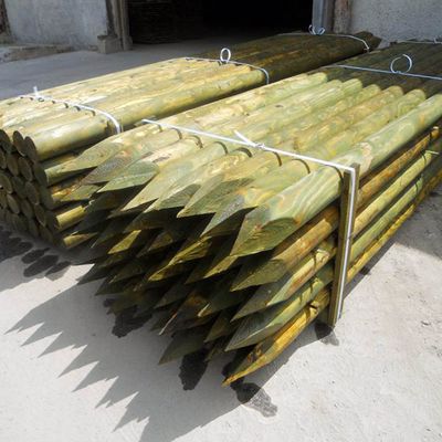 Stâlpi lemn tratat pentru gard, grosime 16 cm 2.25 m