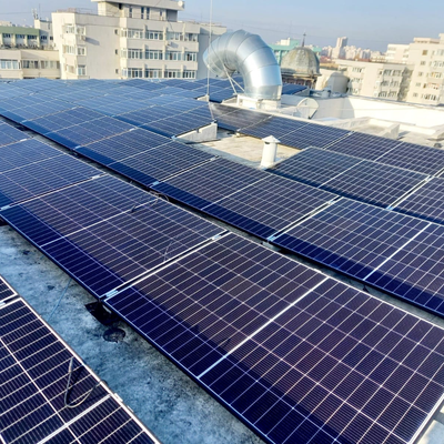 Suport panouri fotovoltaice din beton 10 grade, scund, Betonix