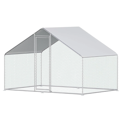 Țarc găini Avia din oțel galvanizat, 3x2 m