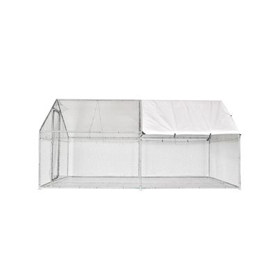 Țarc găini Barn din oțel galvanizat, 3x4x2 m