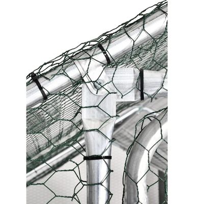 Țarc găini Barn din oțel galvanizat, 3x8x2 m Țarc găini Barn din oțel galvanizat, 3x8x2 m