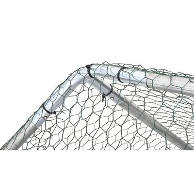 Țarc găini Barn din oțel galvanizat, 3x8x2 m Țarc găini Barn din oțel galvanizat, 3x8x2 m