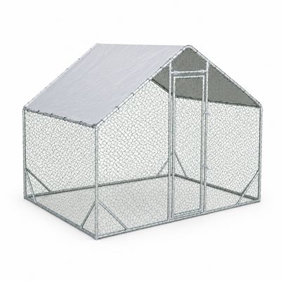Țarc găini Rico 3x2 m din oțel și plasă rabitz, 37 kg, 8-10 găini + CADOU