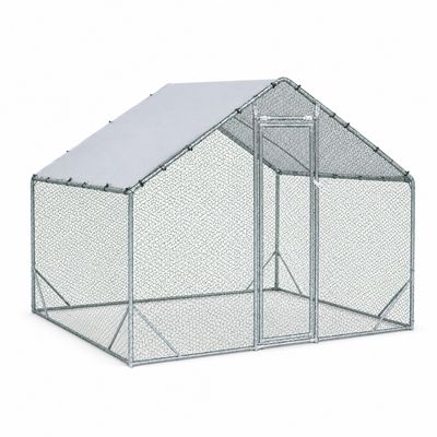 Țarc găini Rico 3x3 m din oțel și plasă rabitz, 46,5 kg, 10-12 găini