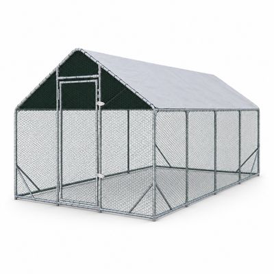 Țarc găini Rico 3x8 m din oțel și plasă rabitz, 83,5 kg, 15–20 găini + CADOU Țarc găini Rico 3x8 m din oțel și plasă rabitz, 83,5 kg, 15–20 găini + CADOU