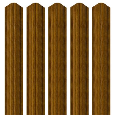 Șipcă metalică 2,5D Ronin 0,45 mm x 10 cm ambele părți stejar auriu 2 m